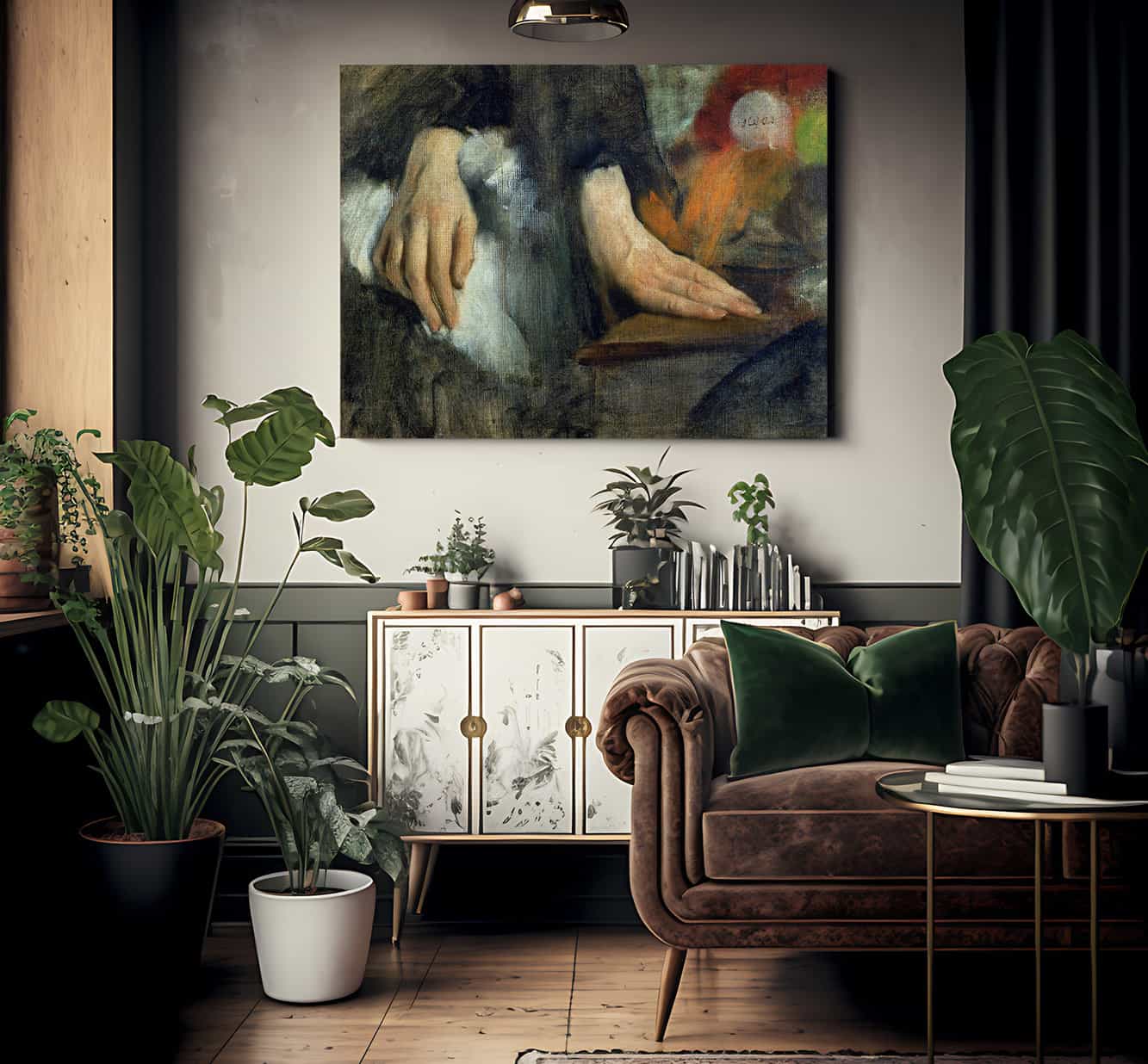 Study Of Hands By Edgar Degas Fine Art Print 2