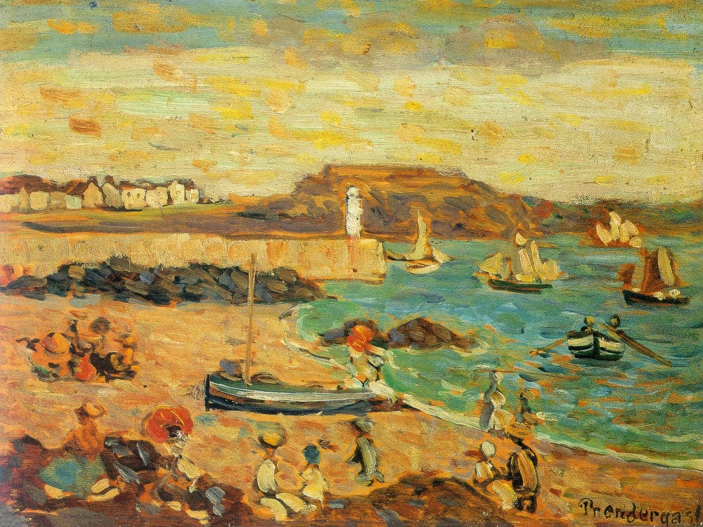 Study St Malo No 32 1907 By Maurice Prendergast Fine Art Print 2