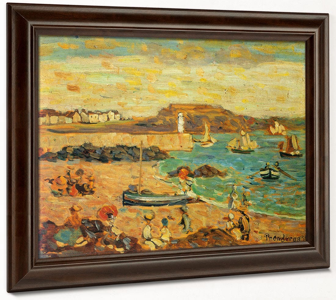 Study St Malo No 32 1907 By Maurice Prendergast Fine Art Print 2