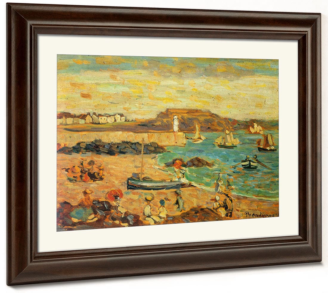 Study St Malo No 32 1907 By Maurice Prendergast Fine Art Print 2