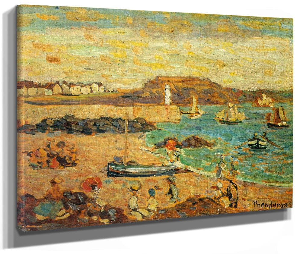 Study St Malo No 32 1907 By Maurice Prendergast Fine Art Print 2