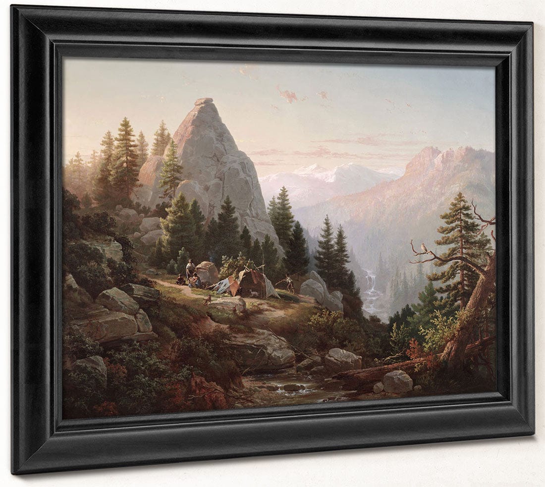 Sugar Loaf Peak, El Dorado County By Thomas Hill Fine Art Print 2