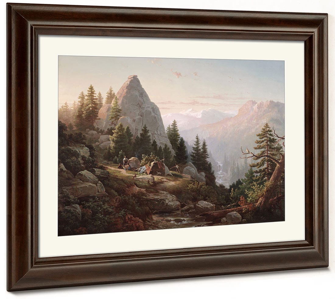 Sugar Loaf Peak, El Dorado County By Thomas Hill Fine Art Print 2