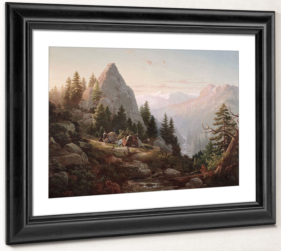 Sugar Loaf Peak, El Dorado County By Thomas Hill Fine Art Print 2