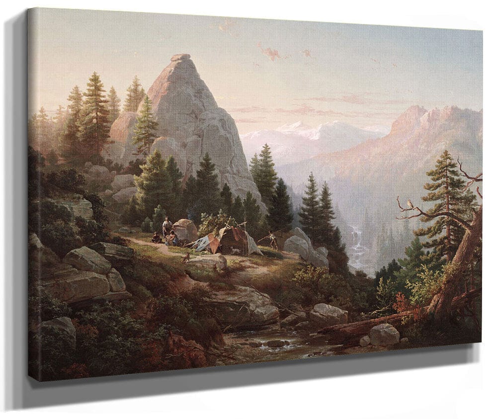 Sugar Loaf Peak, El Dorado County By Thomas Hill Fine Art Print 2