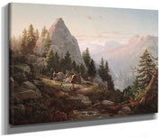 Sugar Loaf Peak, El Dorado County By Thomas Hill Fine Art Print 2