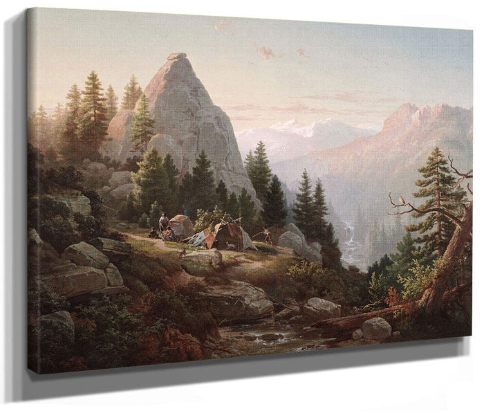 Sugar Loaf Peak, El Dorado County By Thomas Hill Fine Art Print 2