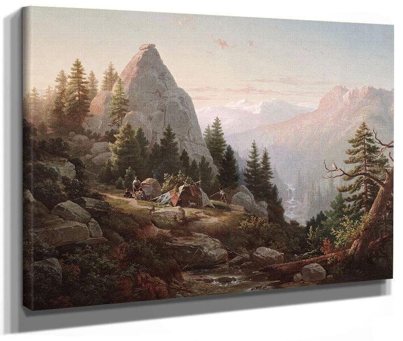 Sugar Loaf Peak, El Dorado County By Thomas Hill Fine Art Print 2