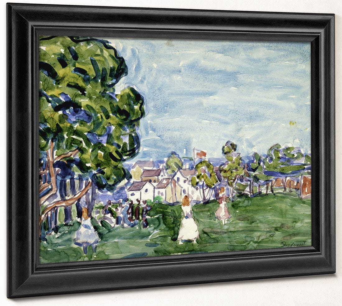 Summer Day, New England By Maurice Brazil Prendergast Fine Art Print 2