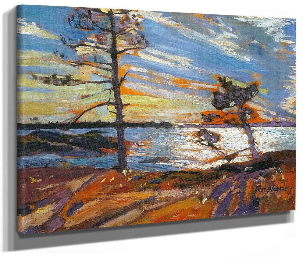 Sun And Wind Georgian Bay By Fh Varley Fine Art Print 2