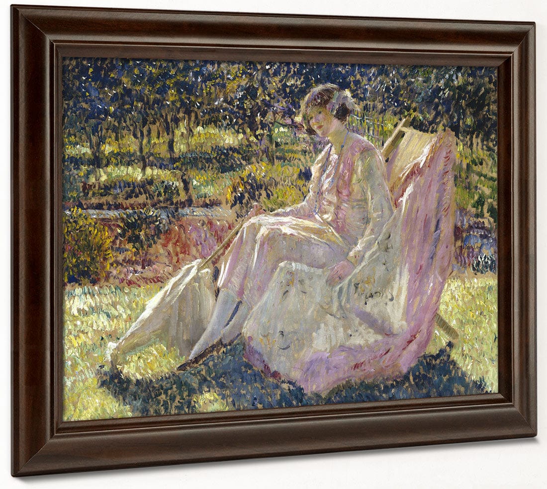 Sunbath By Frederick Carl Frieseke Fine Art Print 2