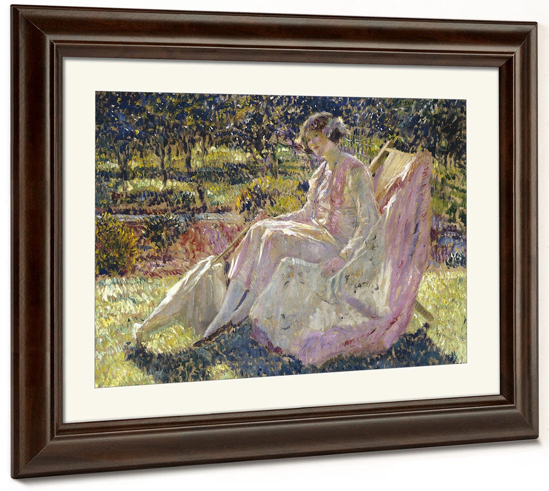 Sunbath By Frederick Carl Frieseke Fine Art Print 2