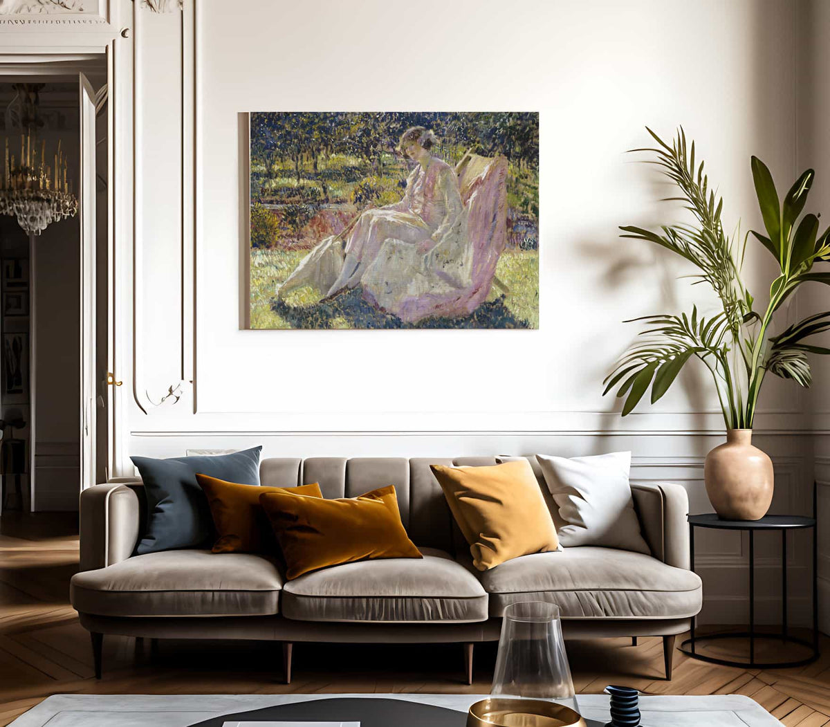 Sunbath By Frederick Carl Frieseke Fine Art Print 2