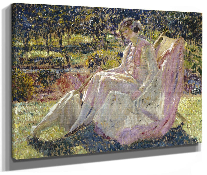 Sunbath By Frederick Carl Frieseke Fine Art Print 2