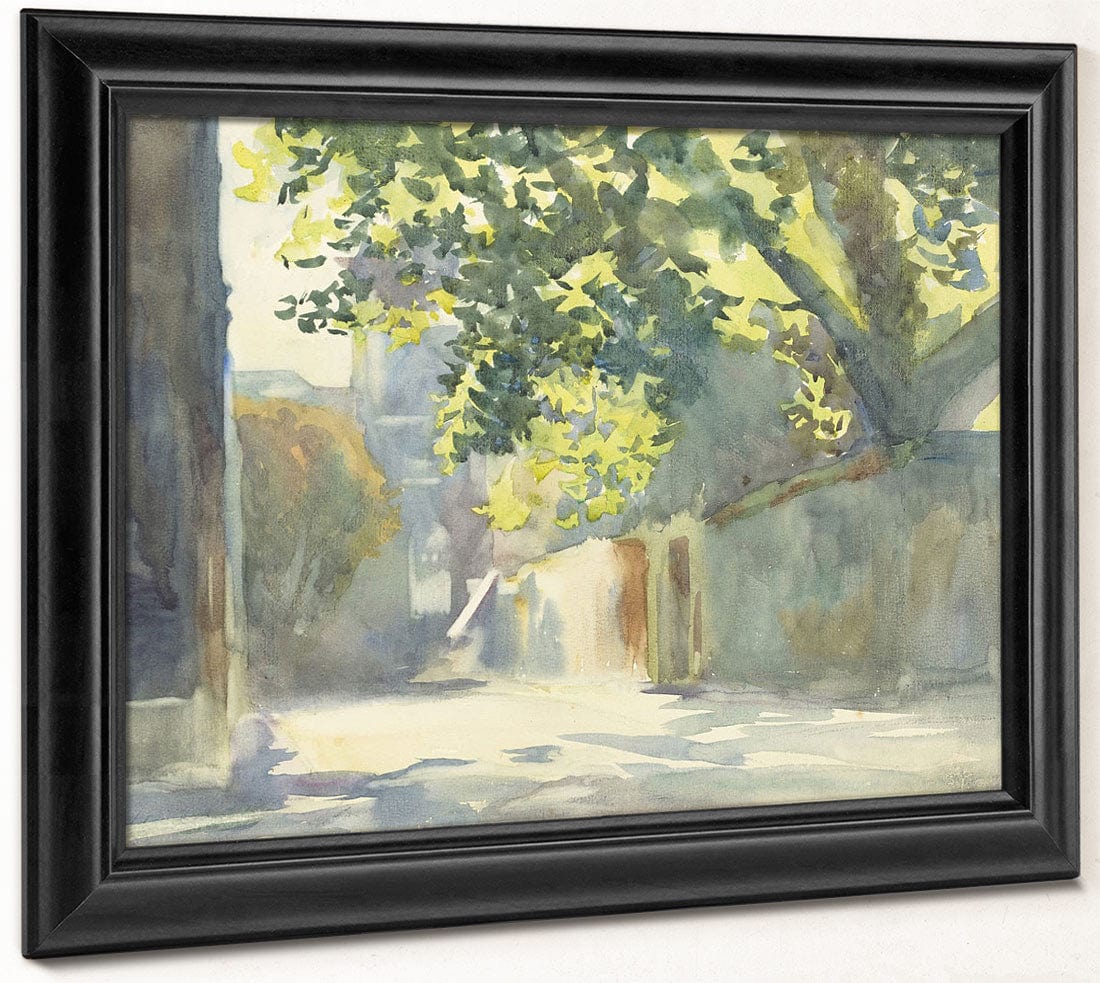 Sunlit Wall Under A Tree By John Singer Sargent Fine Art Print 2