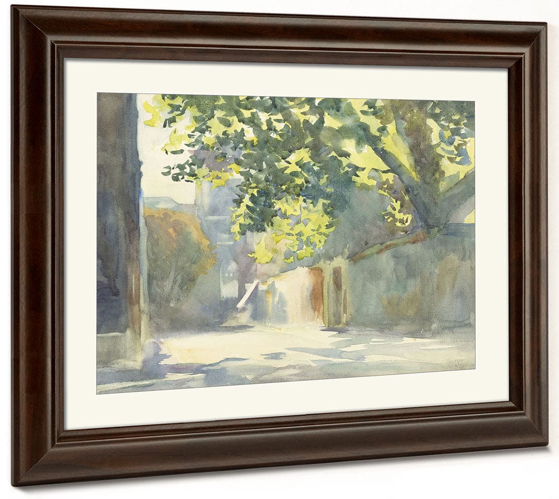 Sunlit Wall Under A Tree By John Singer Sargent Fine Art Print 2