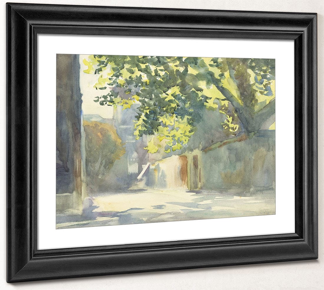 Sunlit Wall Under A Tree By John Singer Sargent Fine Art Print 2