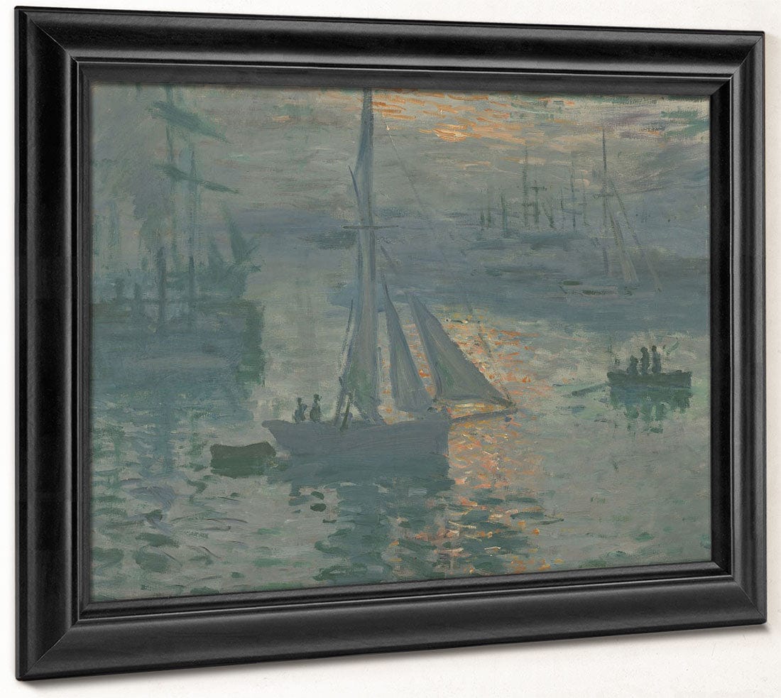 Sunrise (Marine) By Claude Monet Fine Art Print 2