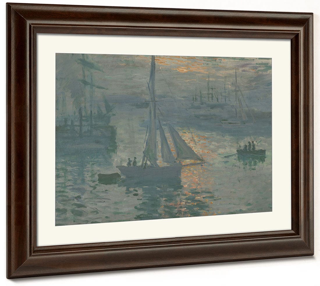 Sunrise (Marine) By Claude Monet Fine Art Print 2
