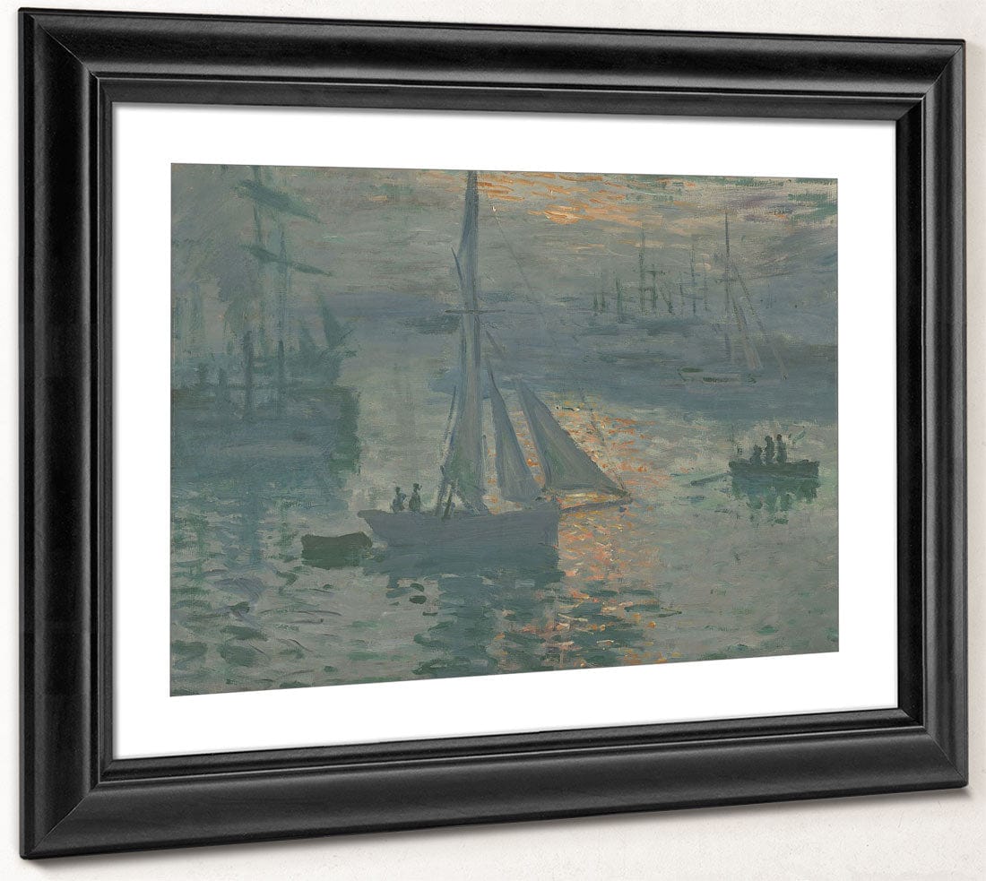 Sunrise (Marine) By Claude Monet Fine Art Print 2