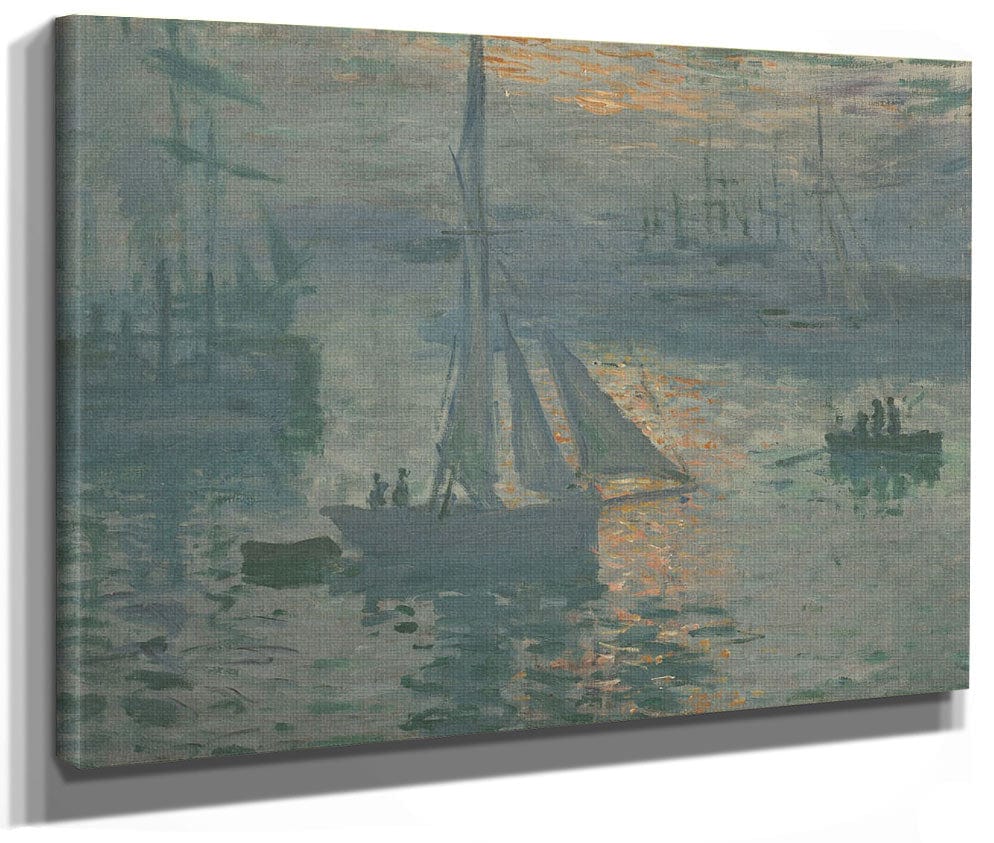 Sunrise (Marine) By Claude Monet Fine Art Print 2