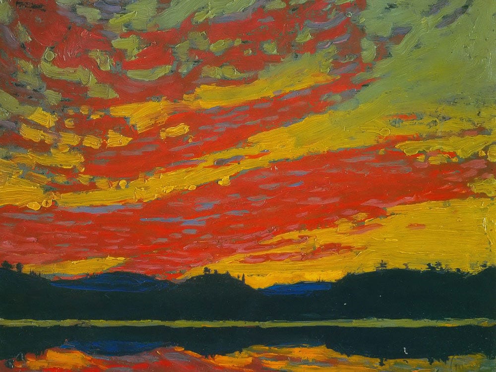 Sunset 1915 By Tom Thomson Fine Art Print 2