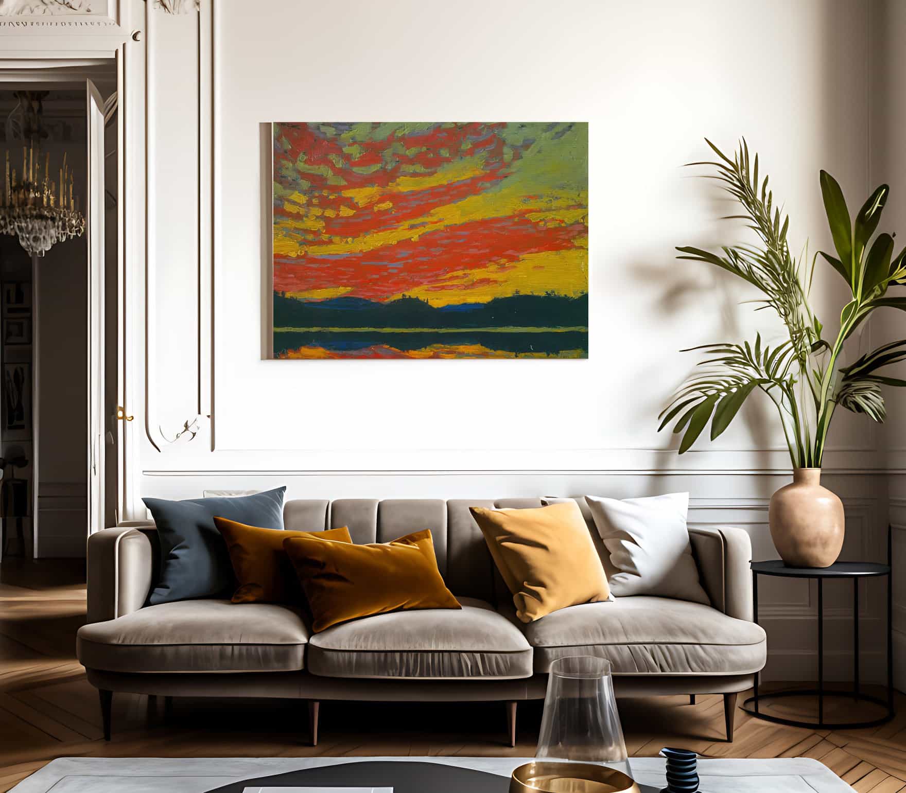 Sunset 1915 By Tom Thomson Fine Art Print 2