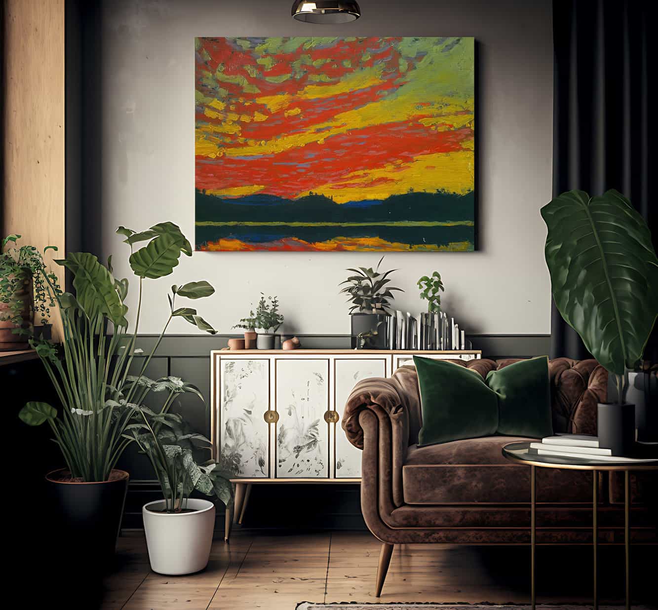 Sunset 1915 By Tom Thomson Fine Art Print 2