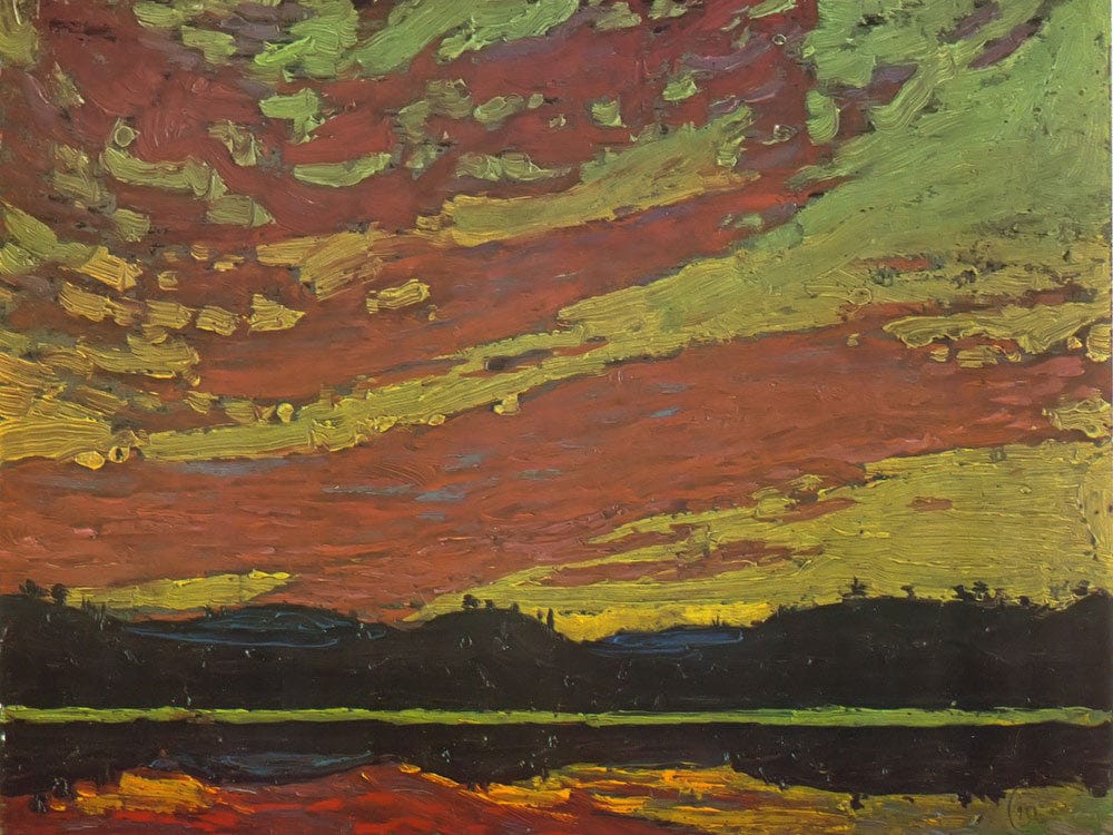 Sunset By Tom Thomson Fine Art Print 2