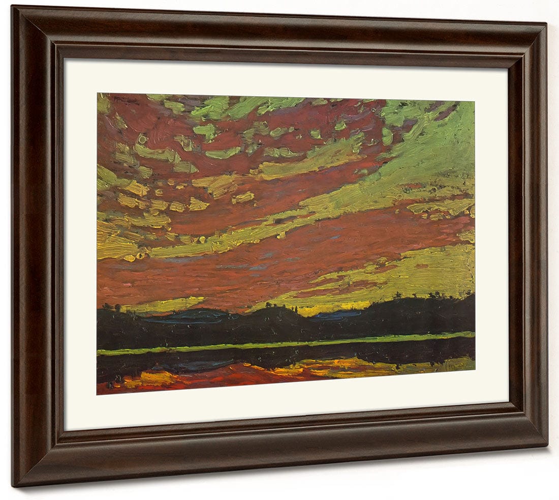Sunset By Tom Thomson Fine Art Print 2