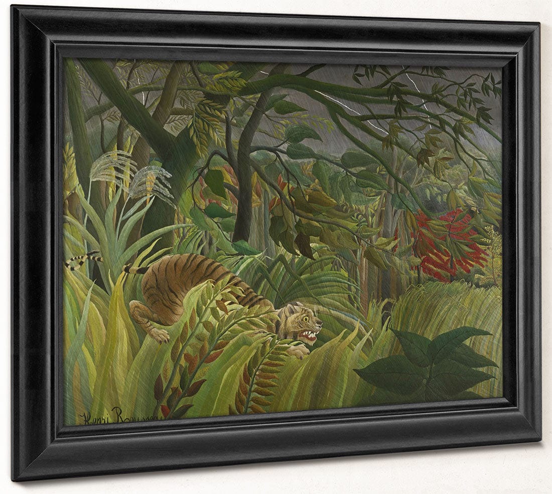 Surprised! By Henri Julien Felix Rousseau Fine Art Print 2