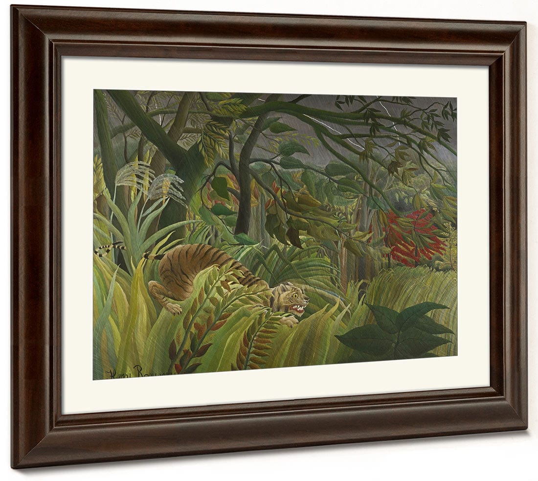 Surprised! By Henri Julien Felix Rousseau Fine Art Print 2