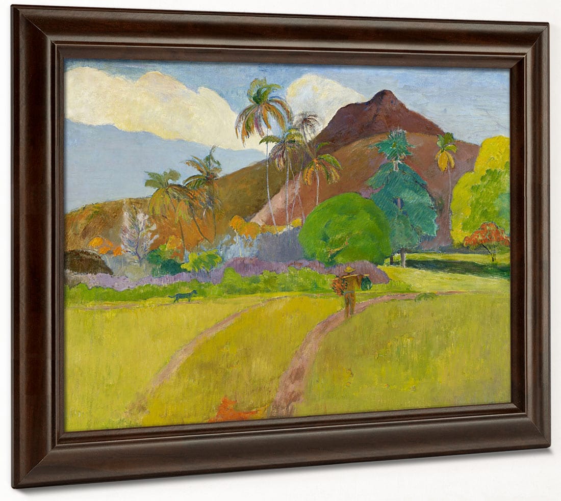 Tahitian Landscape By Paul Gauguin Fine Art Print 2