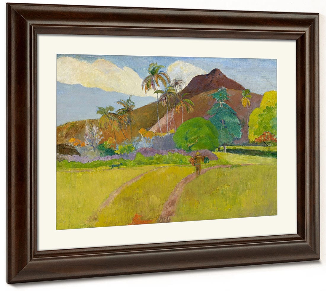 Tahitian Landscape By Paul Gauguin Fine Art Print 2