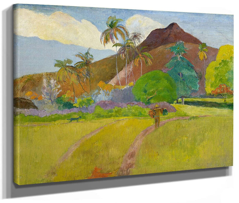 Tahitian Landscape By Paul Gauguin Fine Art Print 2