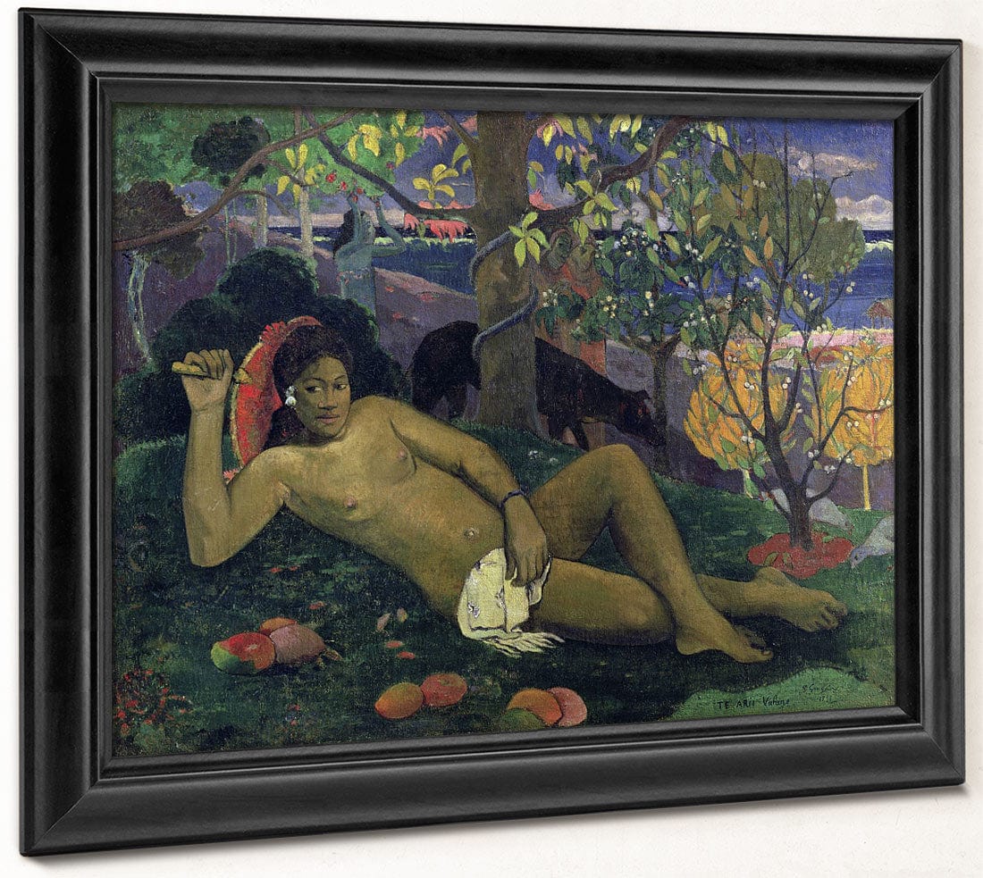 Te Arii Vahine (The King's Wife) By Paul Gauguin Fine Art Print 2