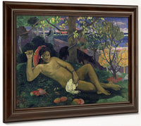 Te Arii Vahine (The King's Wife) By Paul Gauguin Fine Art Print 2