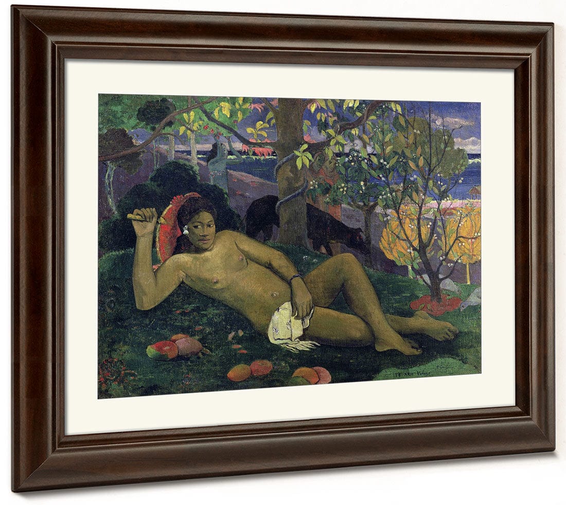 Te Arii Vahine (The King's Wife) By Paul Gauguin Fine Art Print 2