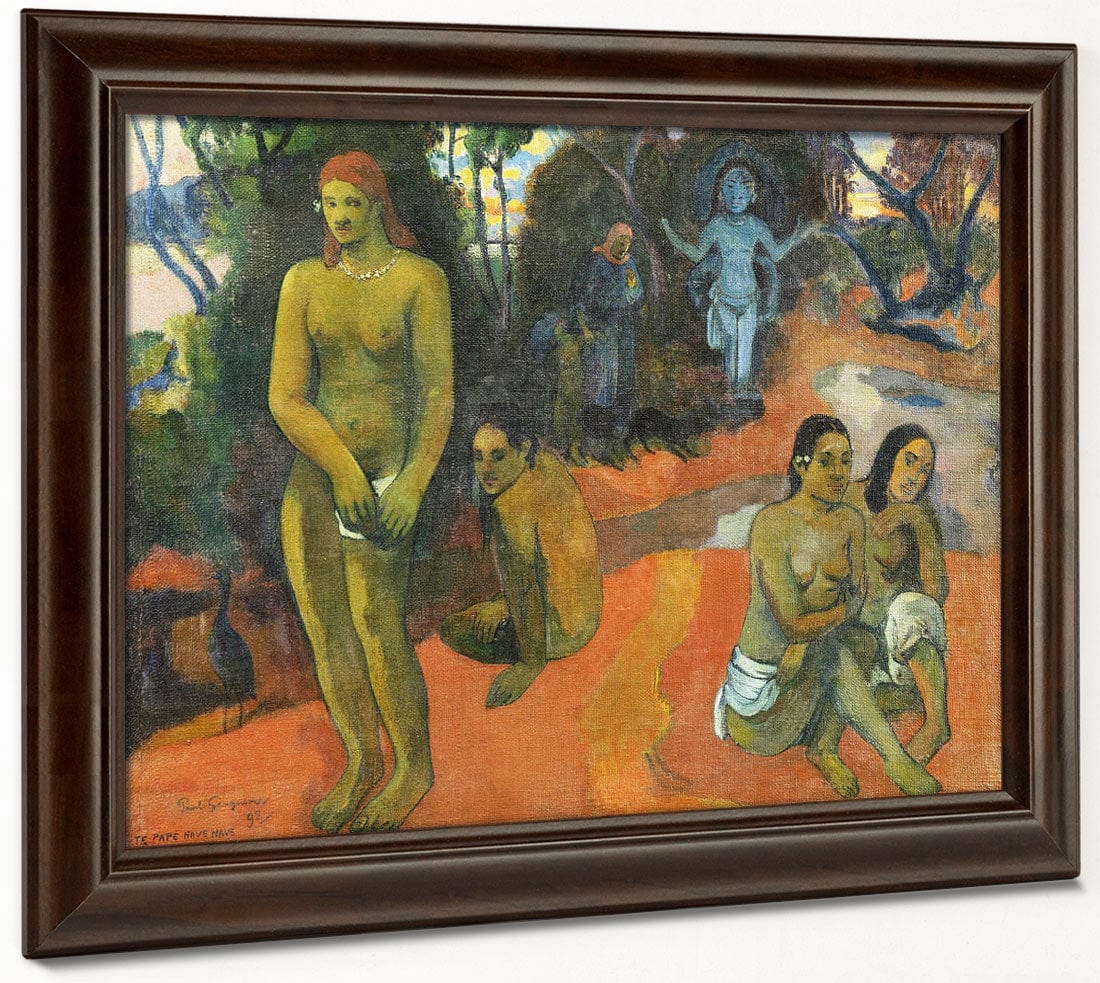 Te Pape Nave Nave (Delectable Waters) By Paul Gauguin Fine Art Print 2