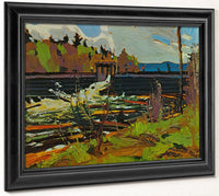 Tea Lake Dam By Tom Thomson Fine Art Print 2