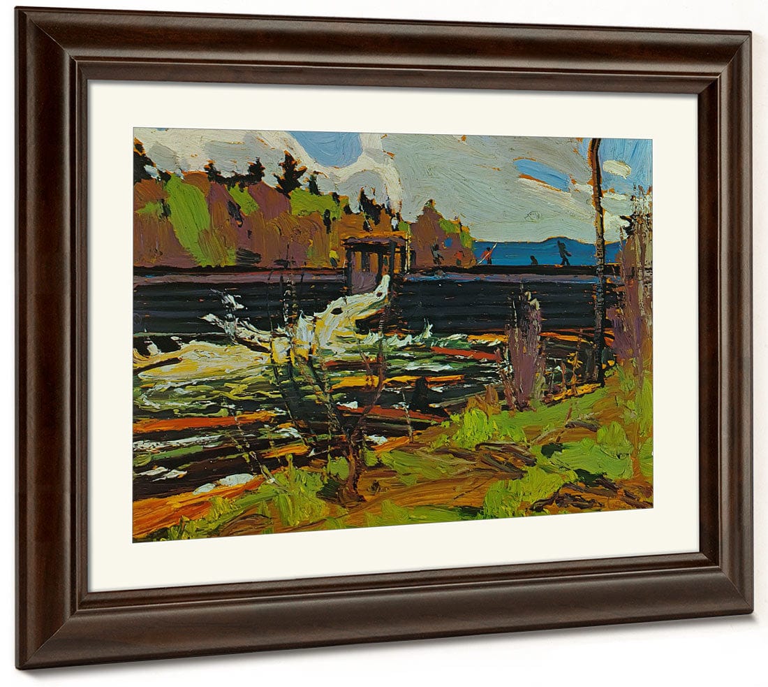 Tea Lake Dam By Tom Thomson Fine Art Print 2