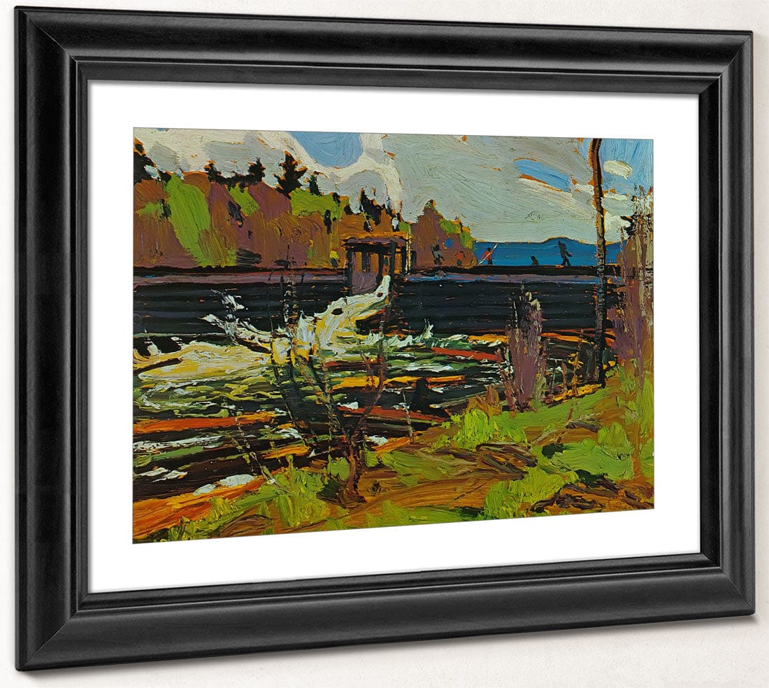 Tea Lake Dam By Tom Thomson Fine Art Print 2