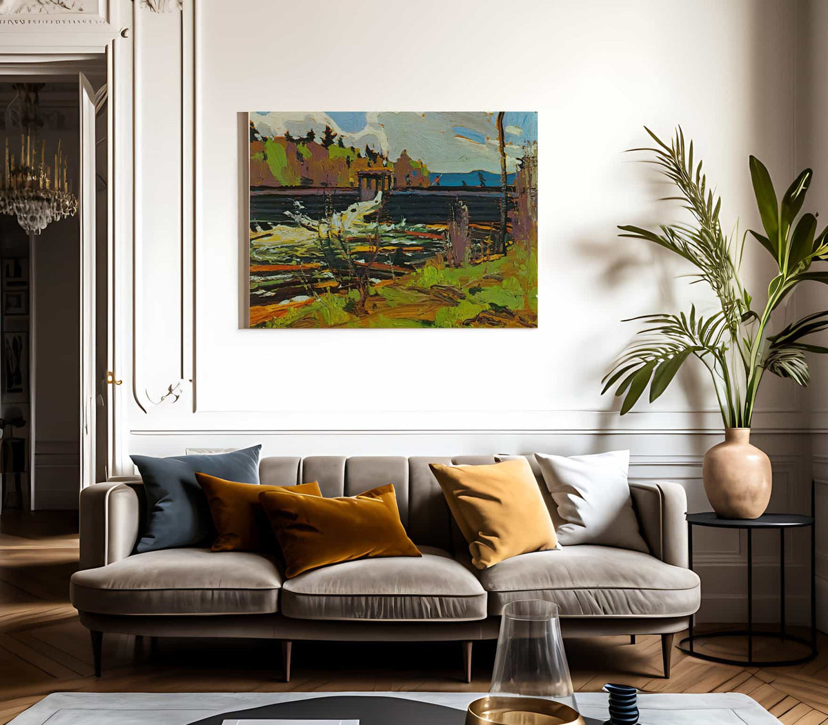 Tea Lake Dam By Tom Thomson Fine Art Print 2