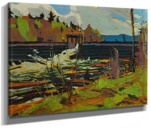 Tea Lake Dam By Tom Thomson Fine Art Print 2