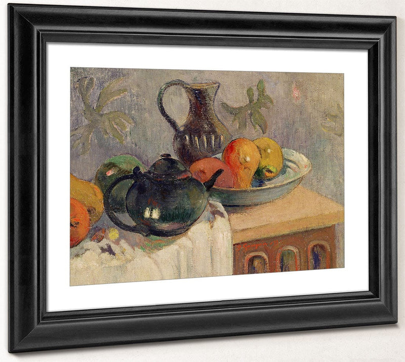 Teiera, Brocca E Frutta By Paul Gauguin Fine Art Print 2