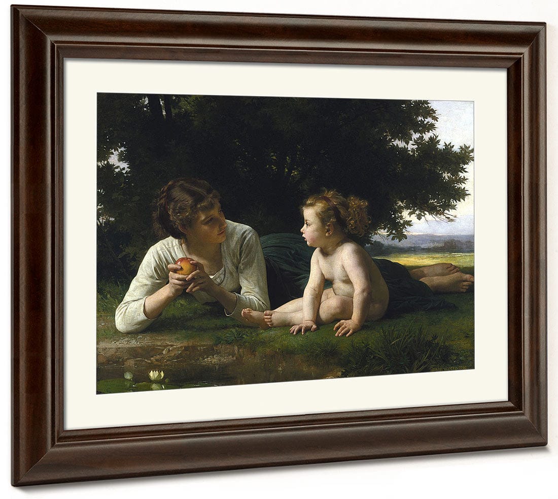 Temptation By William Adolphe Bouguereau Fine Art Print 2