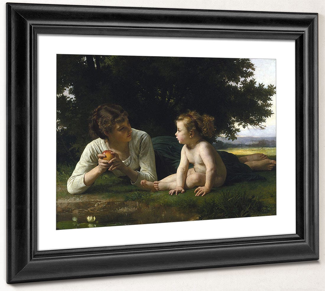 Temptation By William Adolphe Bouguereau Fine Art Print 2