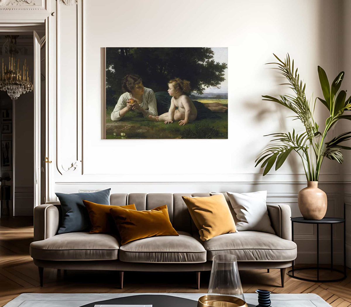 Temptation By William Adolphe Bouguereau Fine Art Print 2