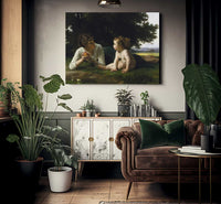 Temptation By William Adolphe Bouguereau Fine Art Print 2