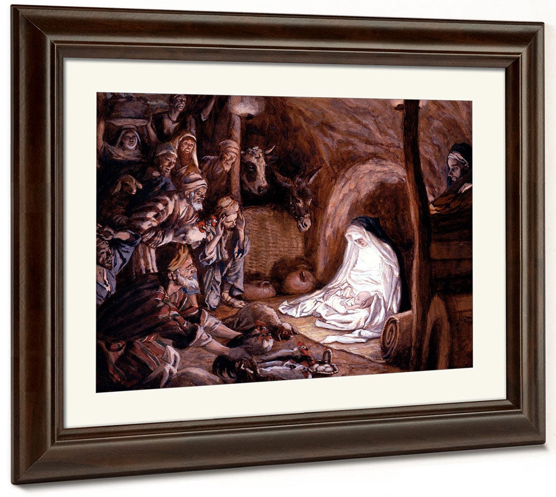 The Adoration Of The Shepherds By James Tissot Fine Art Print 2